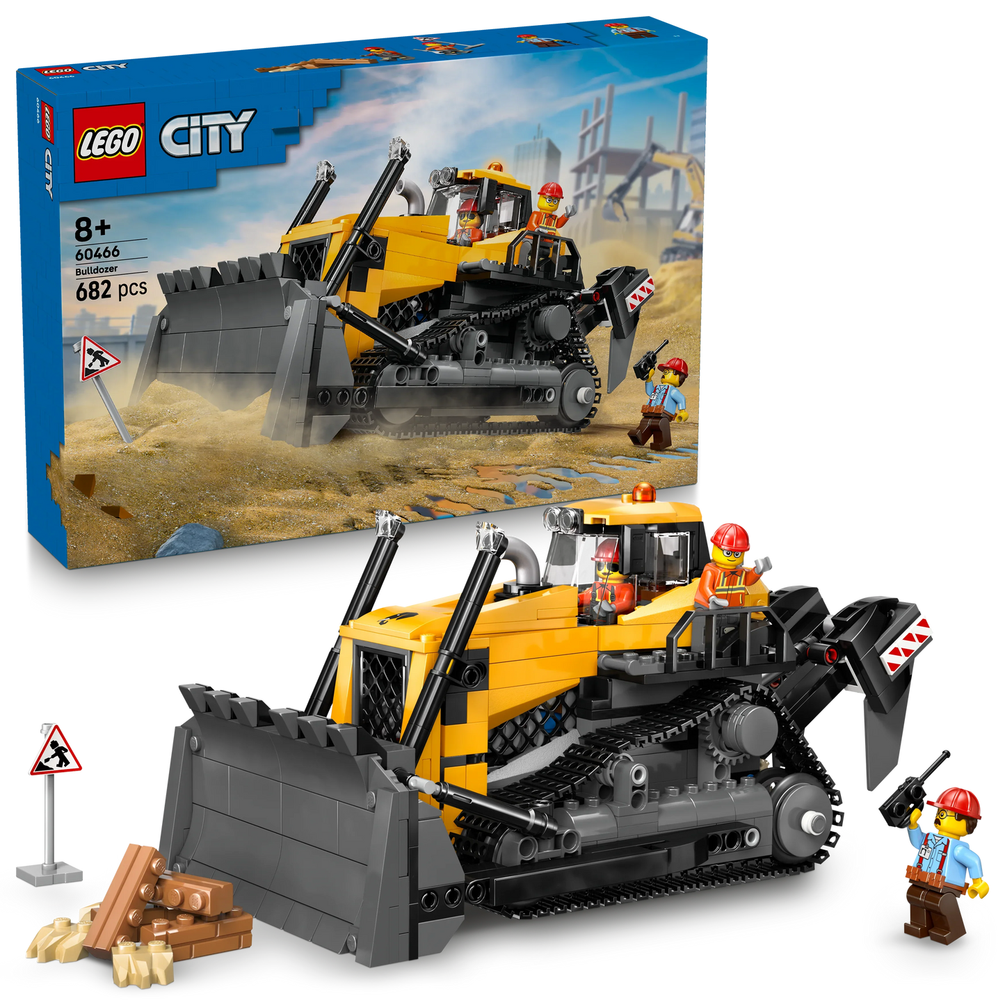 LEGO City Gelber Bulldozer 60466