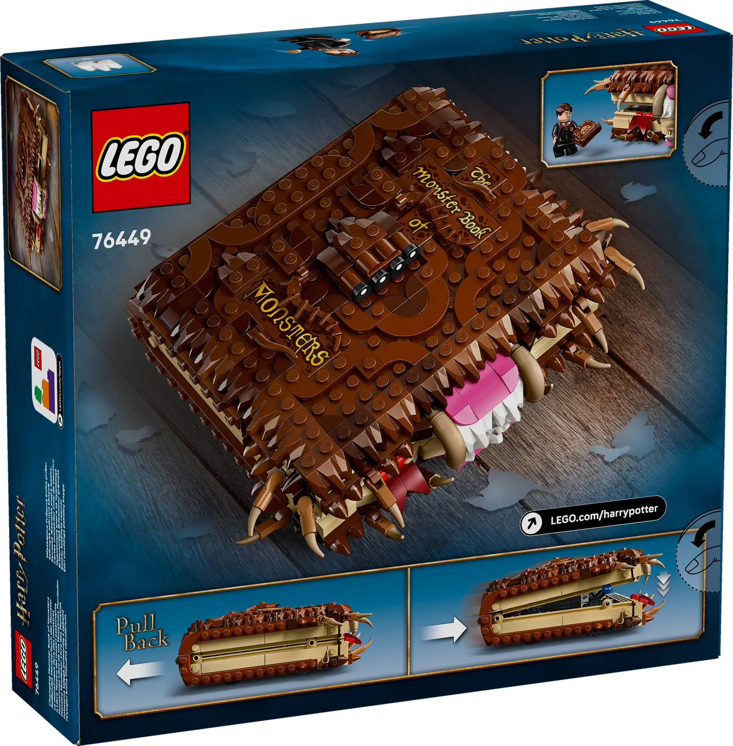 LEGO Harry Potter TM Beißendes Monsterbuch der Monster 76449