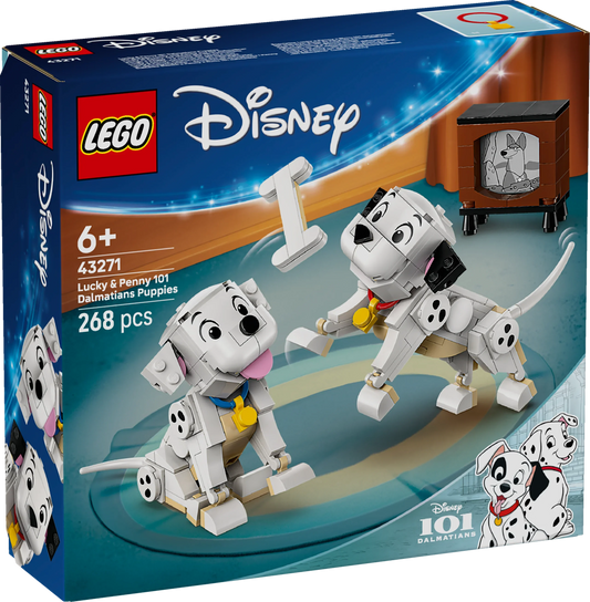 LEGO Disney Classic Die Welpen Lucky und Penny aus 101 Dalmatiner 43271