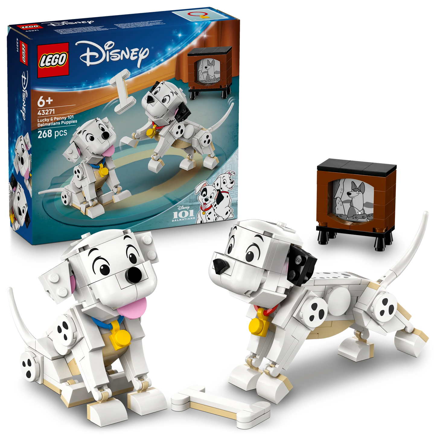 LEGO Disney Classic Die Welpen Lucky und Penny aus 101 Dalmatiner 43271