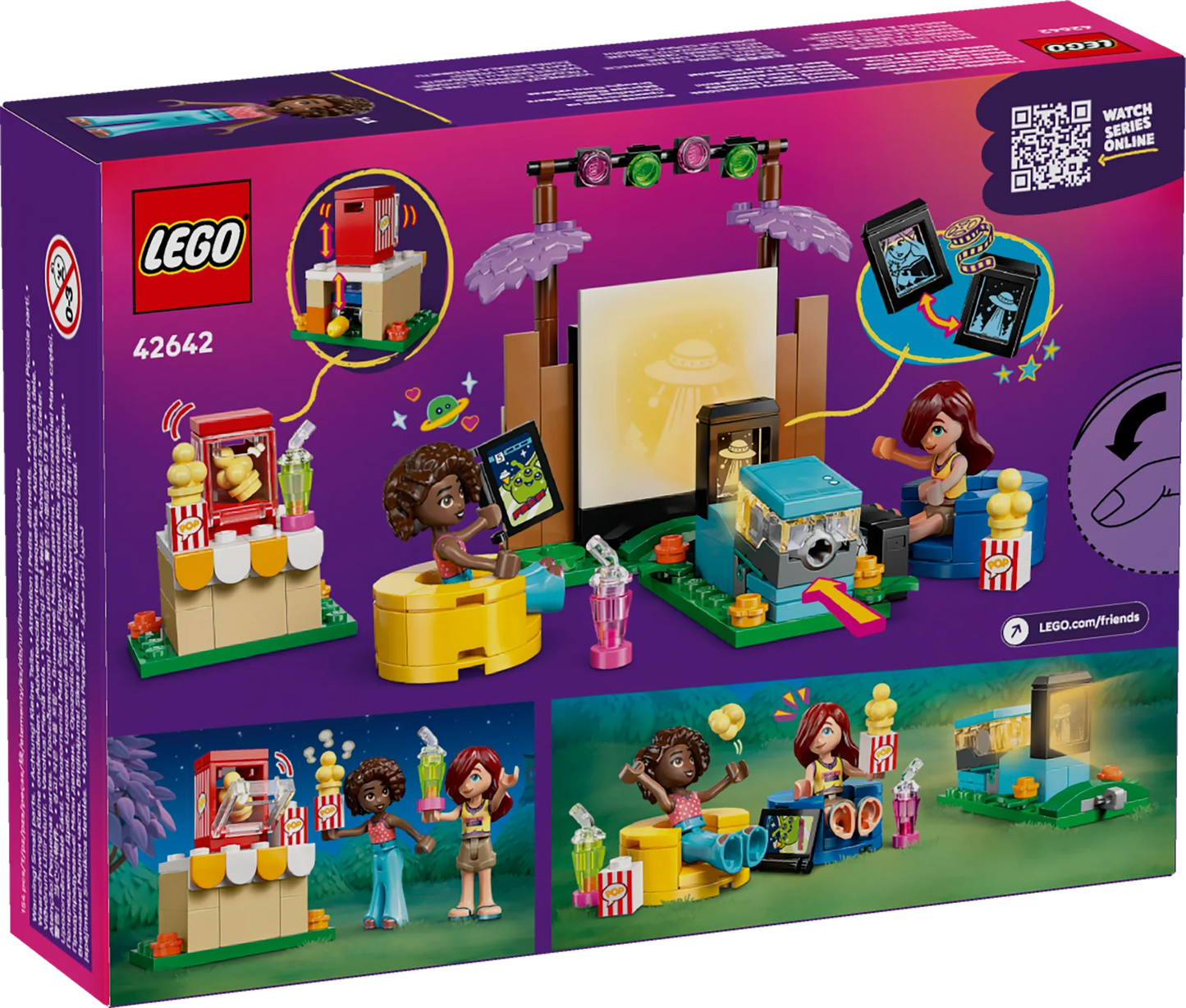 LEGO Friends Filmabend mit Freunden 42642