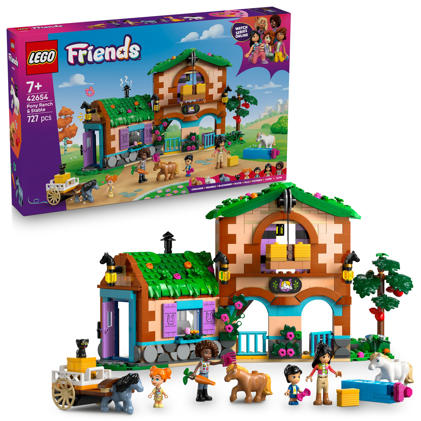 LEGO Friends Ponyhof & Stall 42654