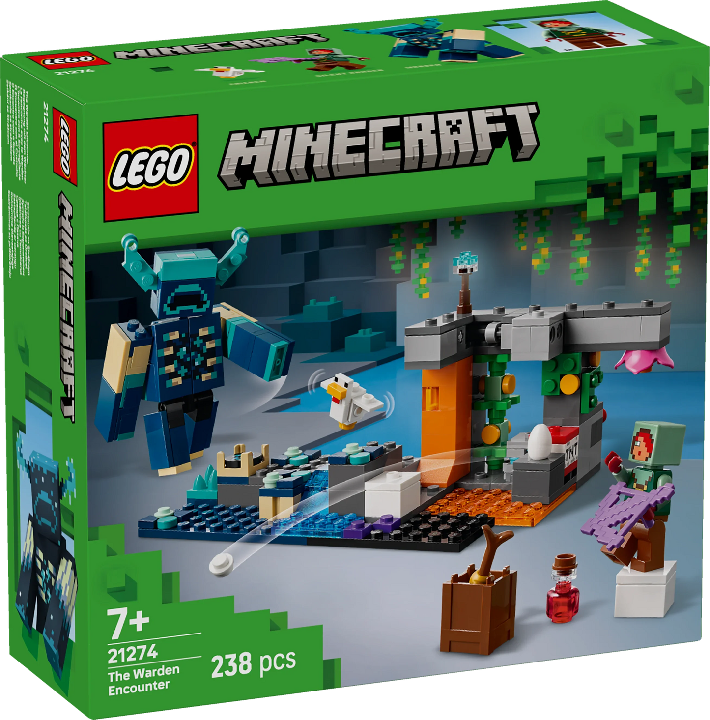 LEGO Minecraft Begegnung mit dem Wächter 21274