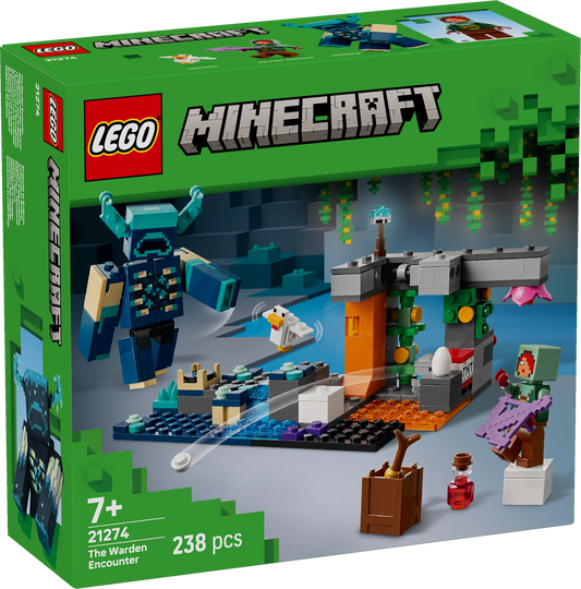 LEGO Minecraft Begegnung mit dem Wächter 21274