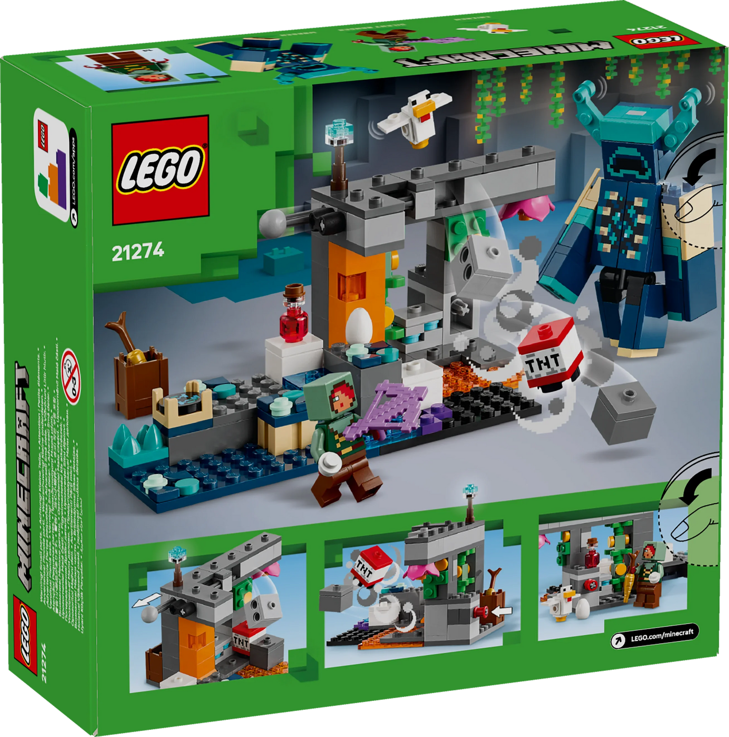 LEGO Minecraft Begegnung mit dem Wächter 21274