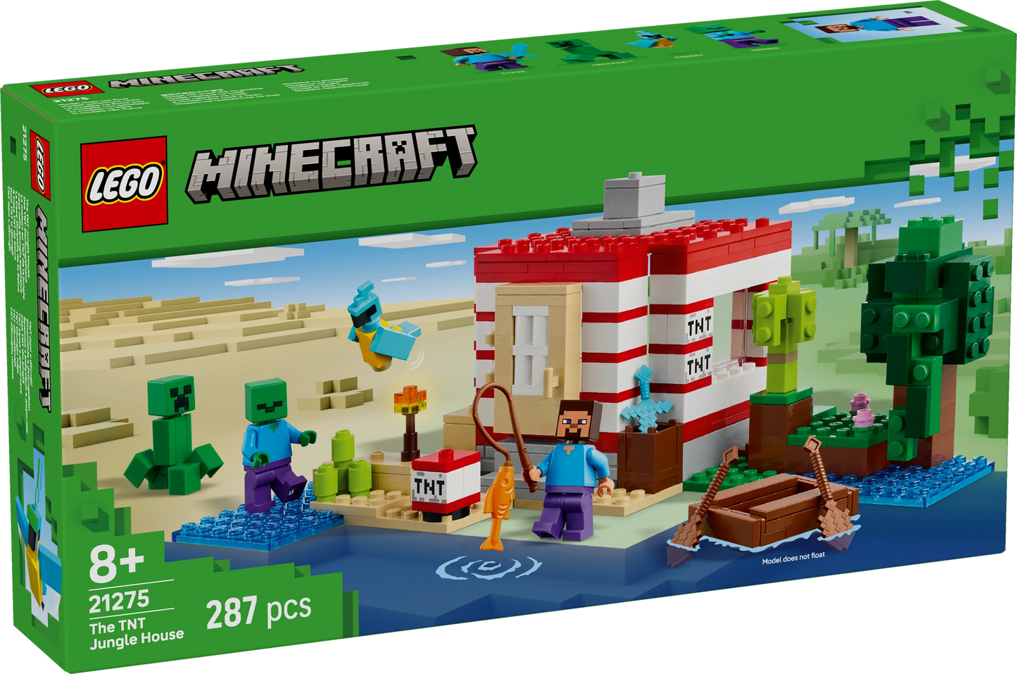 LEGO Minecraft Das TNT-Dschungelhaus 21275
