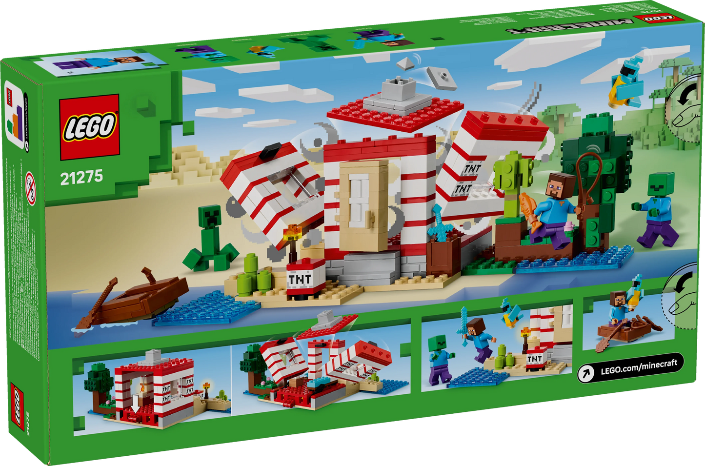 LEGO Minecraft Das TNT-Dschungelhaus 21275
