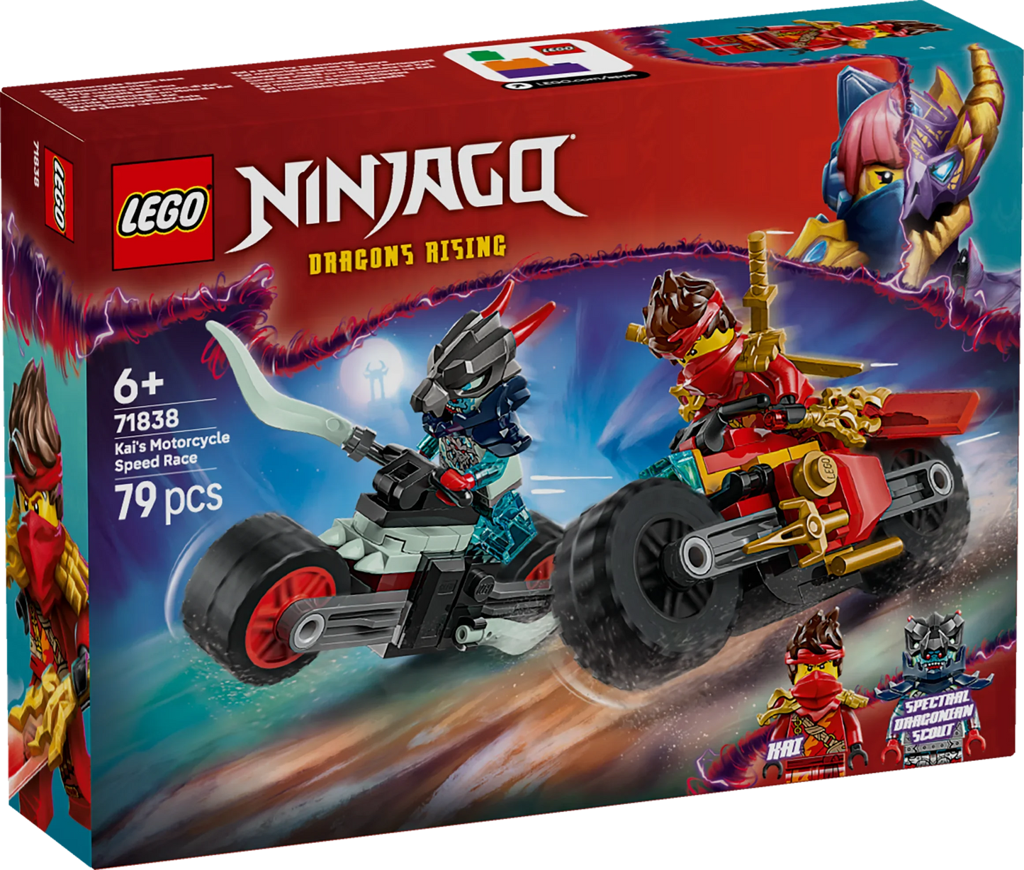 LEGO Ninjago Kais Motorradrennen 71838