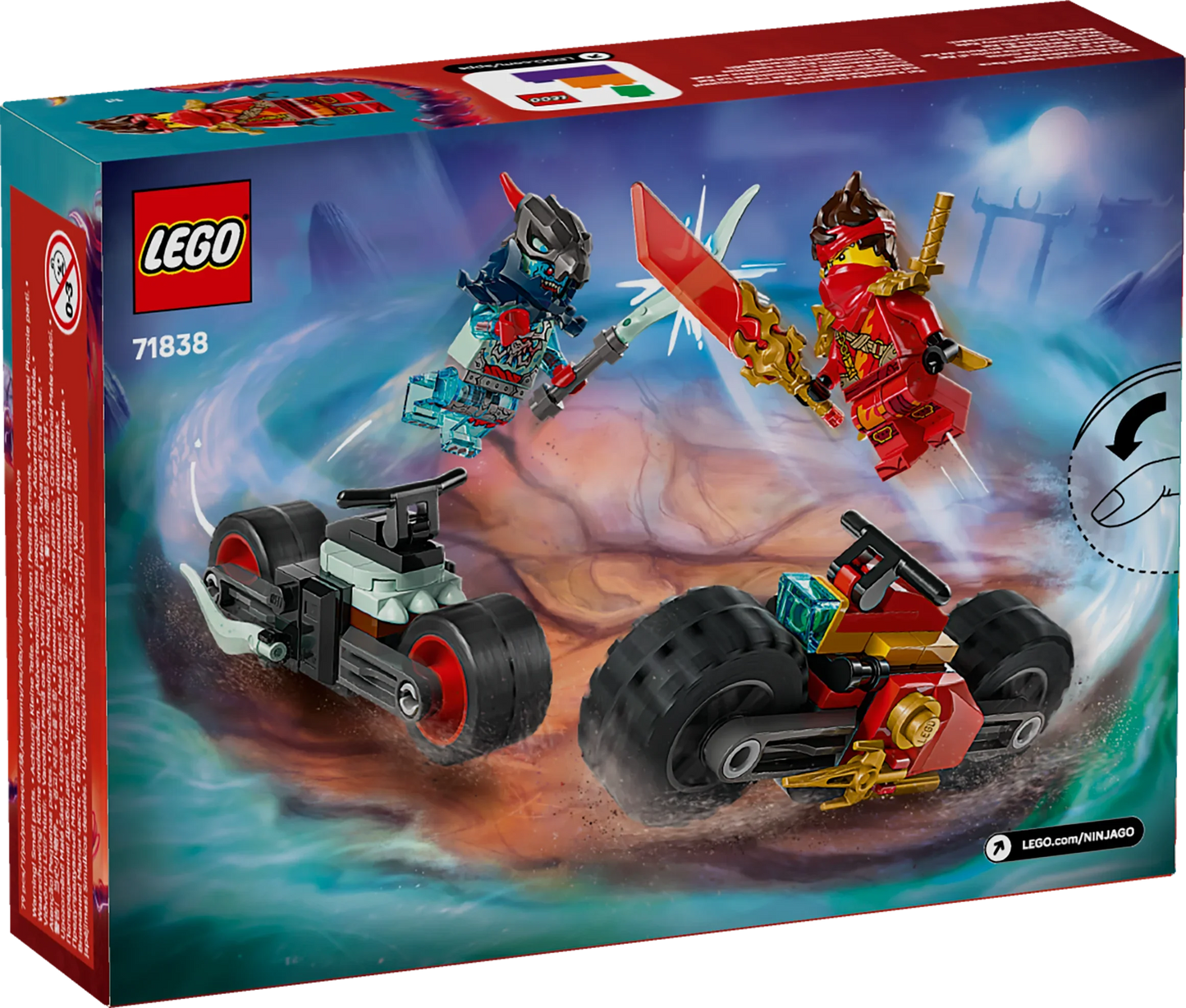 LEGO Ninjago Kais Motorradrennen 71838