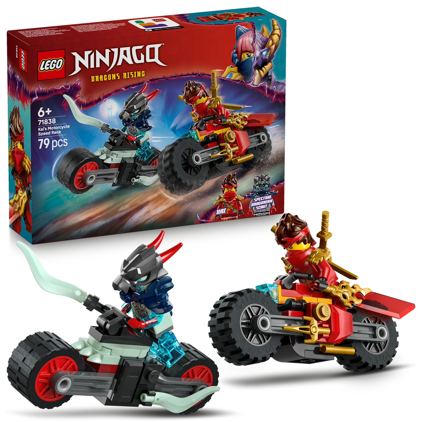 LEGO Ninjago Kais Motorradrennen 71838