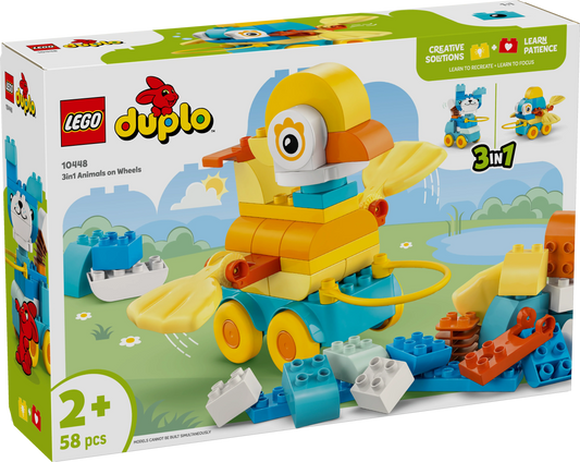 LEGO DUPLO Town Tiere auf Rädern 3-in-1-Set 10448
