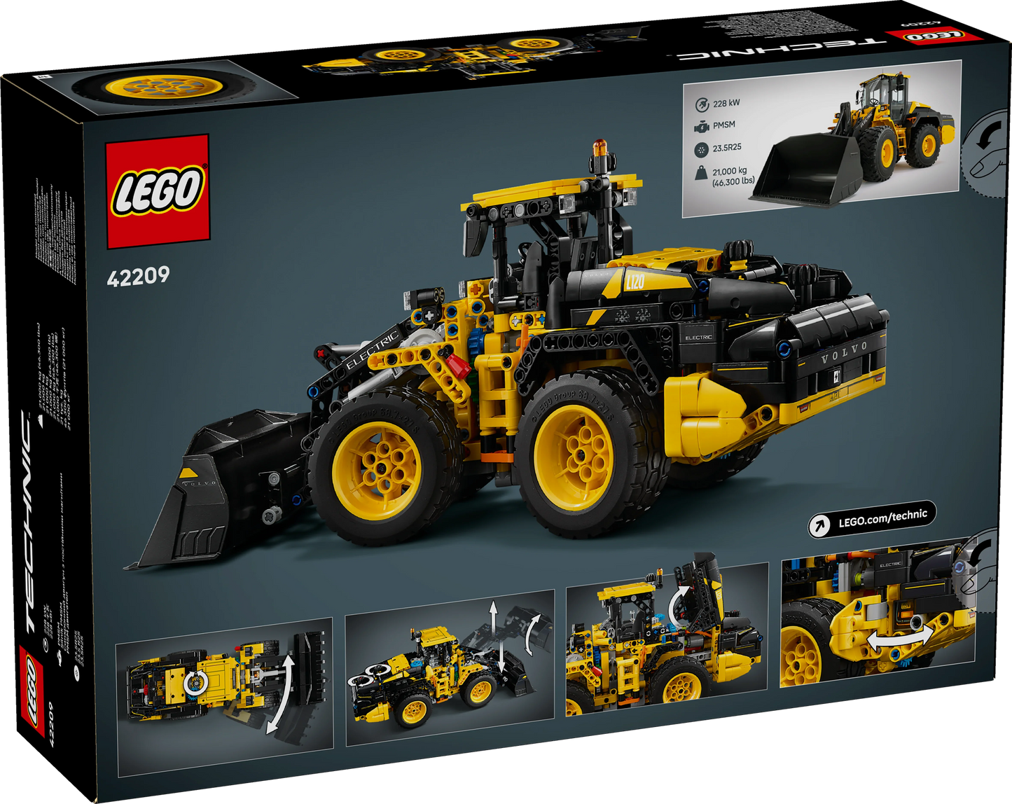 LEGO Technic Volvo L120 Electric Radlader 42209