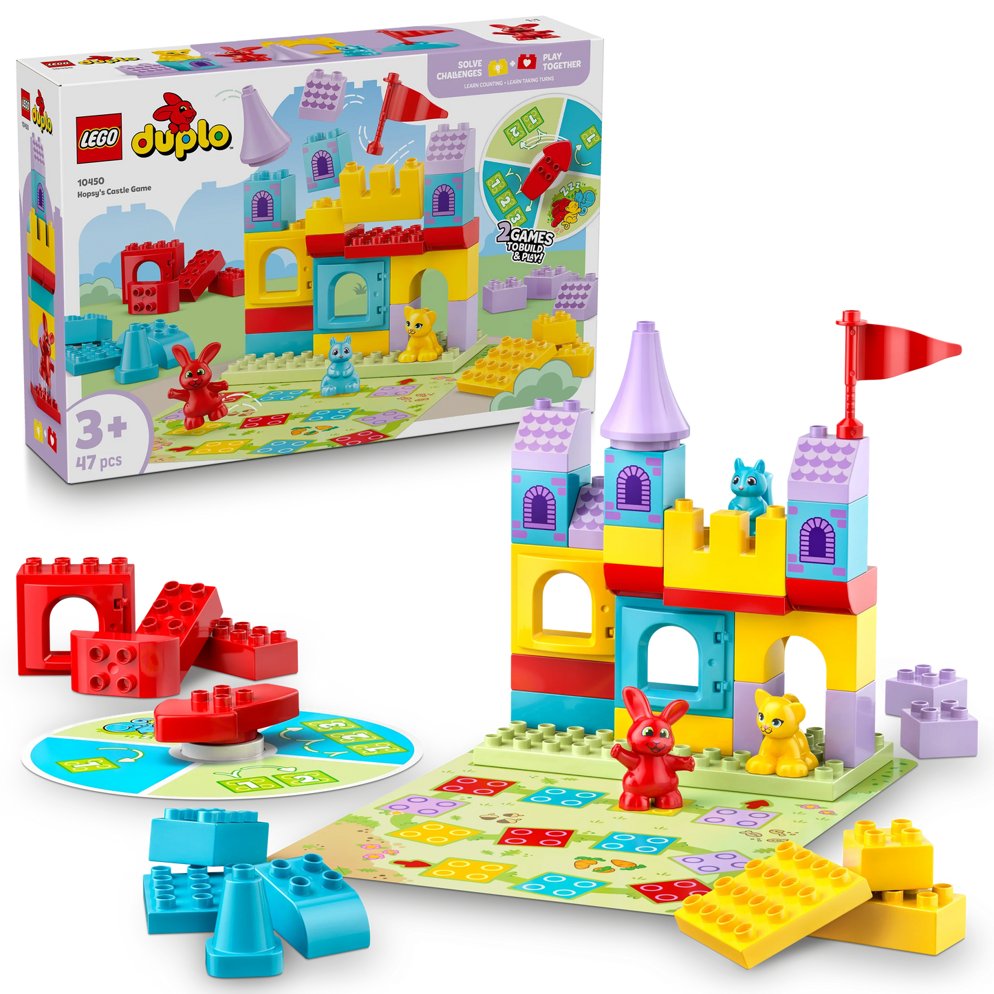 LEGO DUPLO Town Hopsys Burgspiel 10450