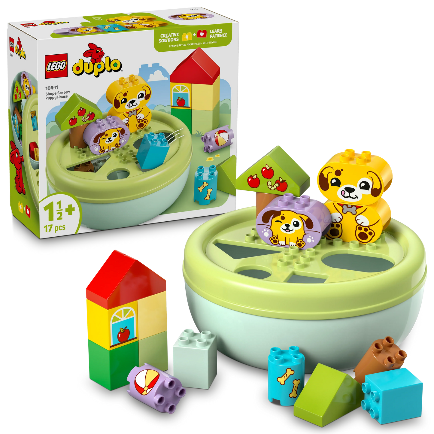 LEGO DUPLO My First Formsortierer: Welpenhaus 10441