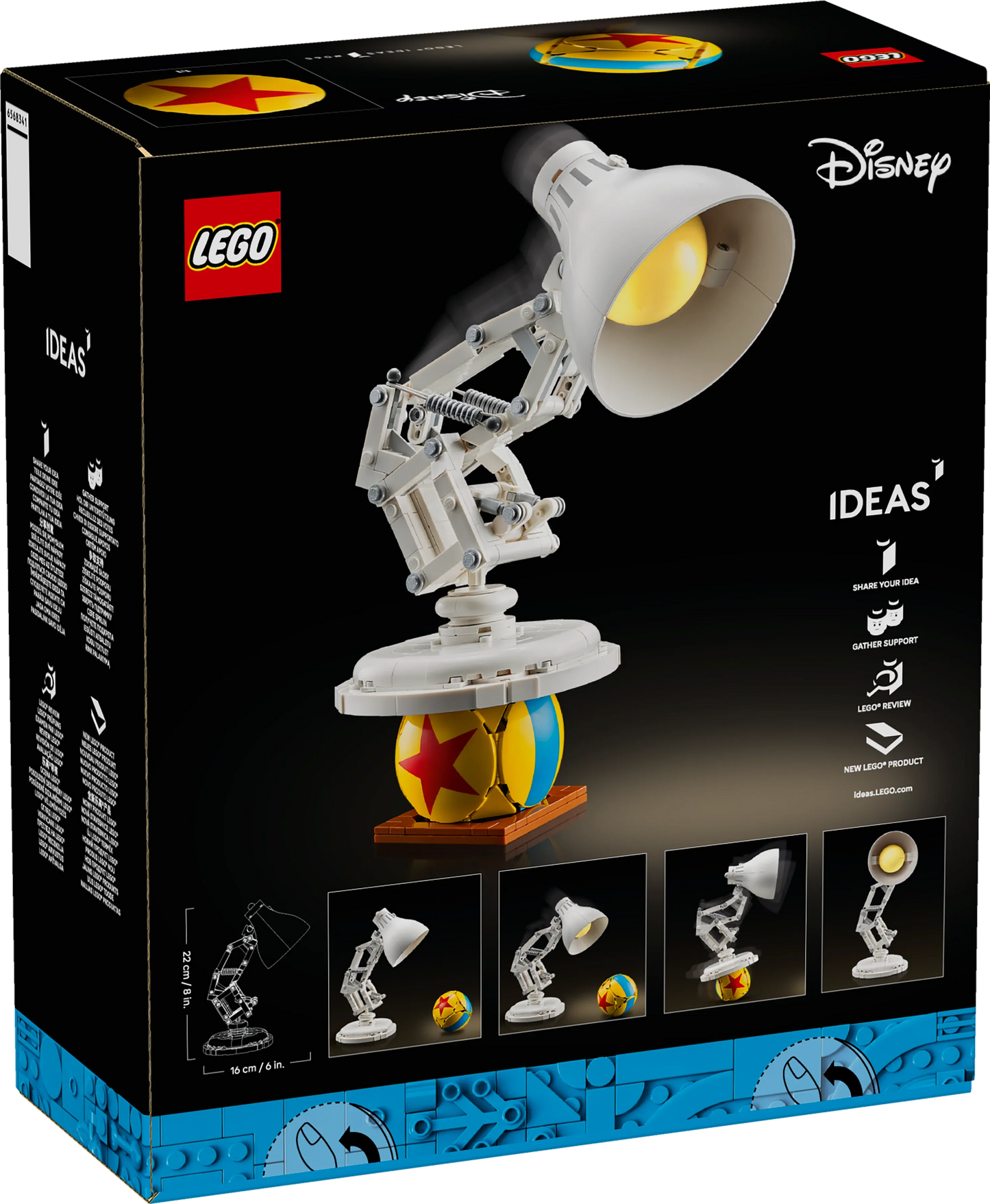 LEGO Ideas Disney Pixar Luxo Jr. 21357